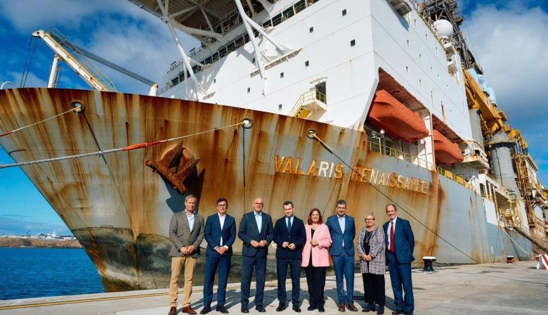El Puerto de Las Palmas da un salto estratégico con la inauguración de la prolongación del Muelle de la Esfinge, clave para operar grandes buques energéticos