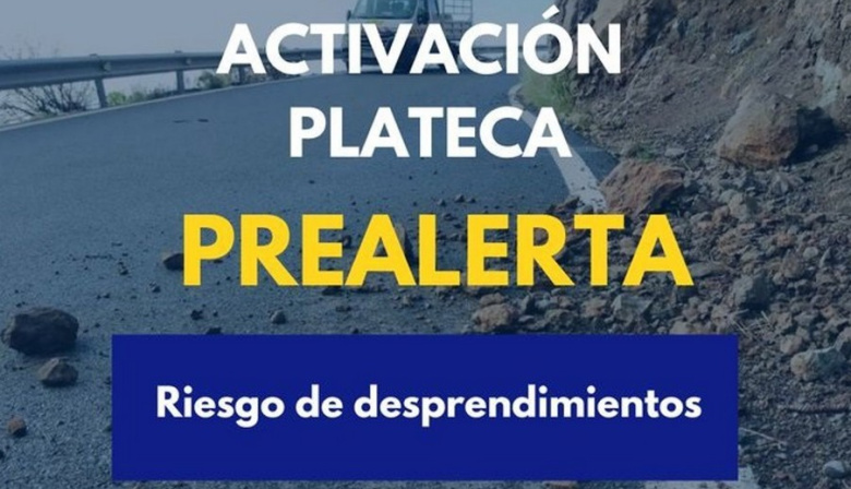 El Gobierno canario activa el PLATECA en prealerta por desprendimientos en las islas occidentales y Gran Canaria