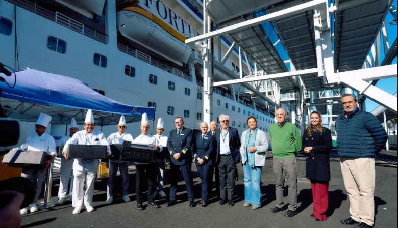 La Autoridad Portuaria de Las Palmas impulsa una alianza entre Costa Cruceros y el Banco de Alimentos para apoyar a las comunidades locales