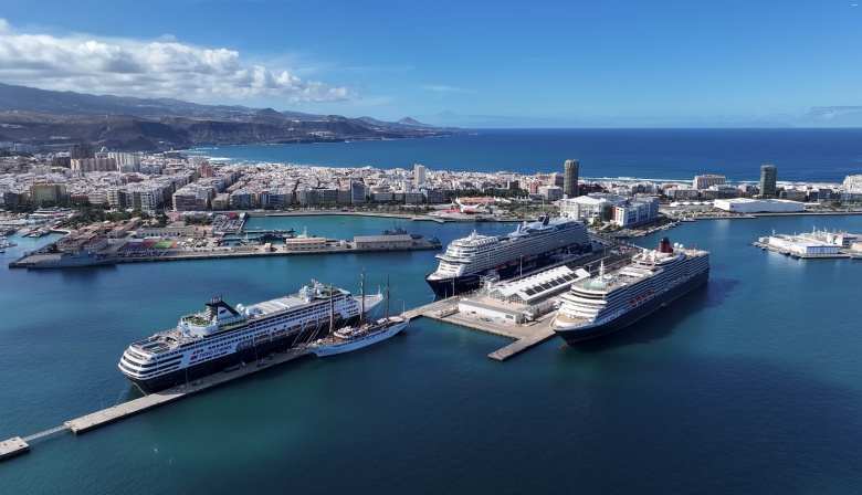 La Autoridad Portuaria de Las Palmas cierra 2025 con cifras récord: 36,5 millones de toneladas, más de 2 millones de cruceristas y más de 1,5 millones de TEUS