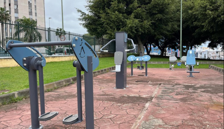 El Ayuntamiento de Las Palmas de Gran Canaria actualiza el área biosaludable del parque de Casablanca III