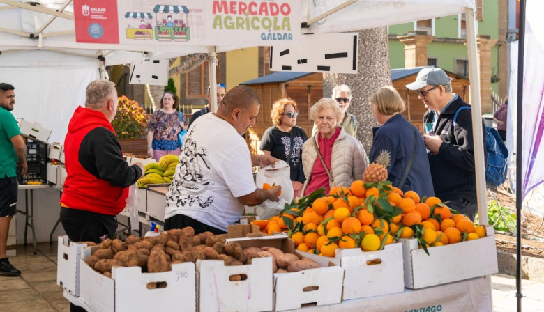 El Mercado Agrícola de Gáldar vuelve este domingo en la calle Fernando Guanarteme