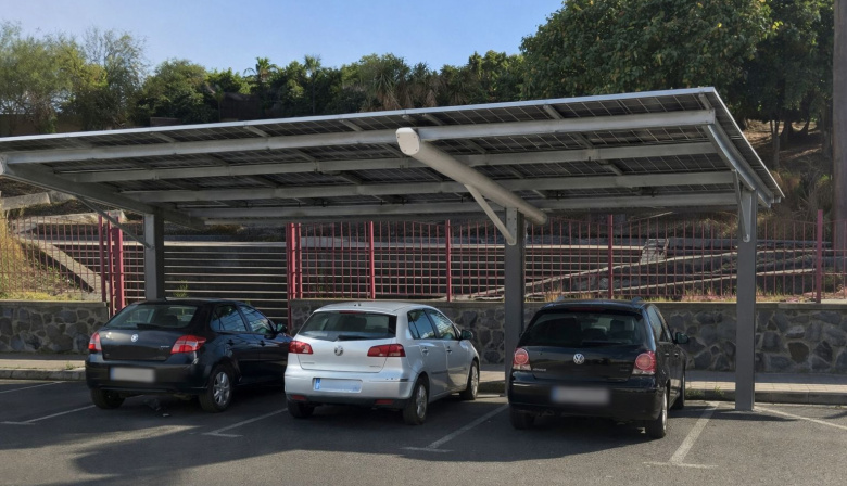 El Cabildo de Gran Canaria saca a concurso una planta fotovoltaica en el aparcamiento del parque Miguelito Calderín, en Valsequillo
