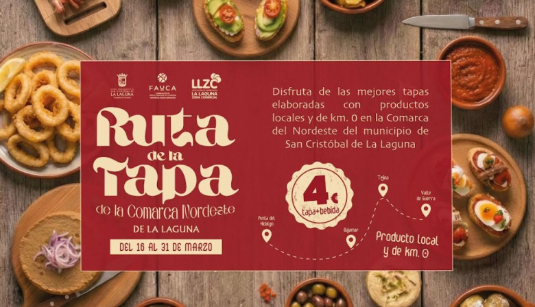 La Ruta de la Tapa regresa a la comarca nordeste de La Laguna para dinamizar Tejina, Valle de Guerra, Punta del Hidalgo y Bajamar