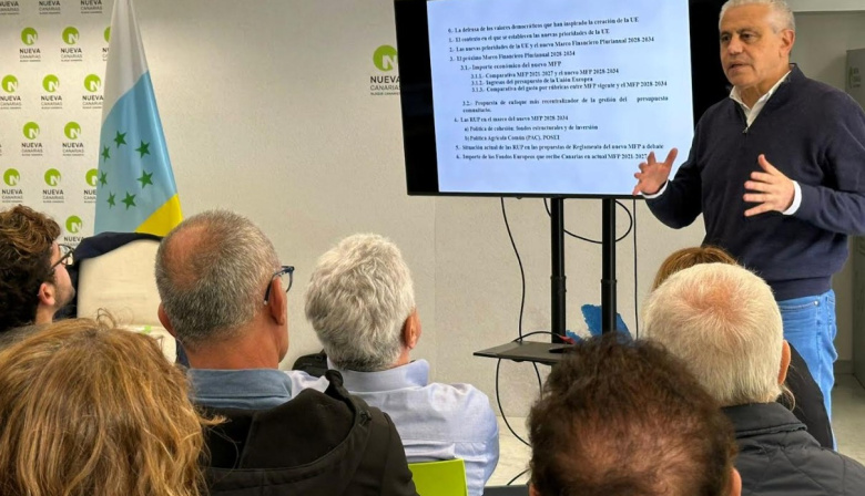 NC analiza el futuro presupuesto europeo y su impacto en Canarias en el primer seminario de su plan formativo