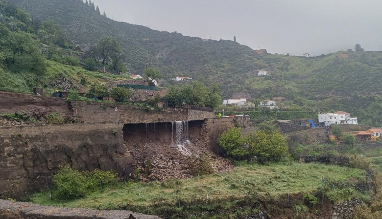 Las presas alivian aguas abajo con "normalidad" en Gran Canaria tras las intensas lluvias de la borrasca 'Therese'