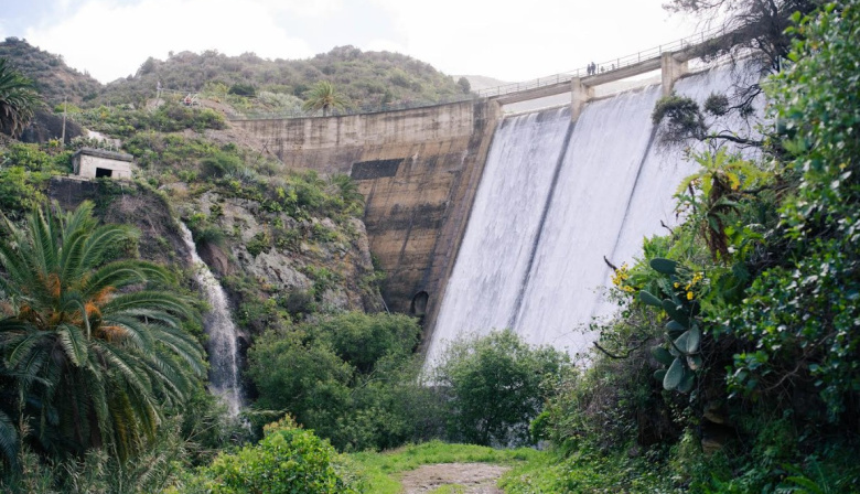 La Gomera alcanza el 76% de capacidad hídrica tras el paso de la borrasca Therese