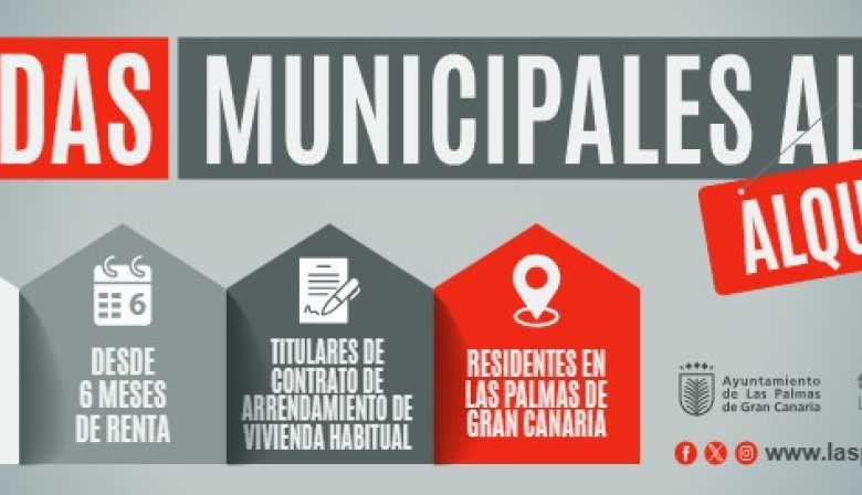 Abril, último mes para presentar las solicitudes de las ayudas municipales al alquiler de vivienda en Las Palmas de Gran Canaria