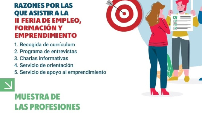 Más de 27 empresas participan en la II Feria de Empleo, Formación y Emprendimiento de La Palma