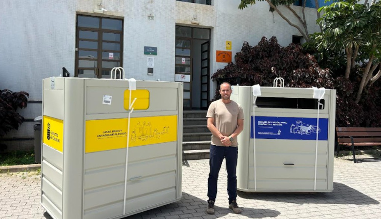 Arucas incorpora 25 contenedores para impulsar la recogida selectiva de envases