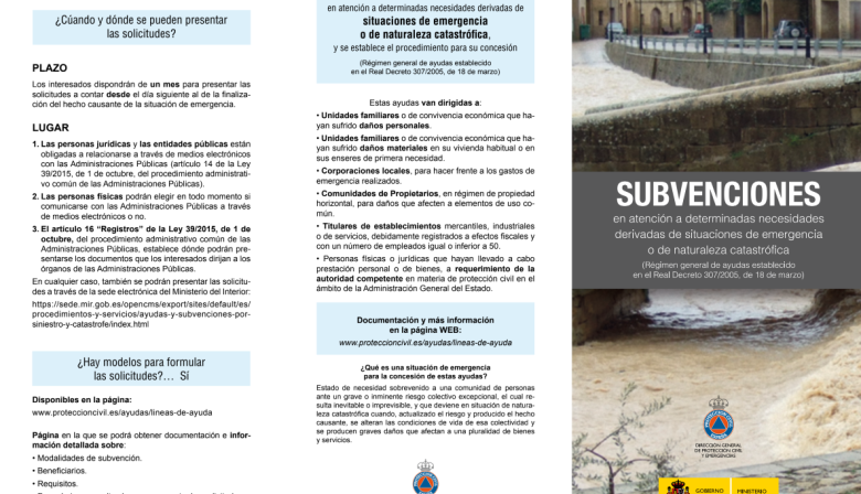 Arucas abre el plazo para solicitar ayudas por los daños ocasionados por Therese