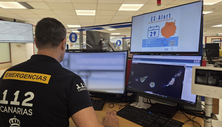 El Gobierno prueba el sistema ES-Alert de aviso masivo a la población ante emergencias el 29 de abril en Gran Canaria