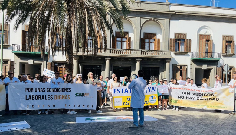 Sanidad cifra en un 12,98% el seguimiento de la huelga nacional de médicos en Canarias