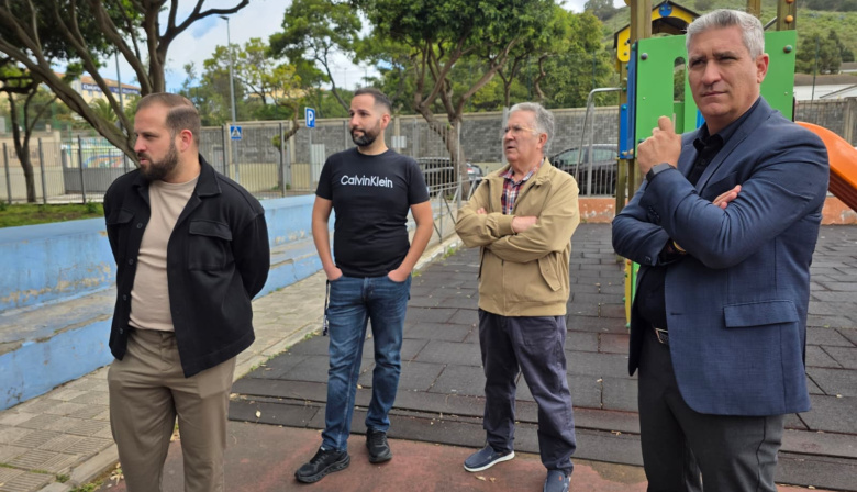 La Laguna mejora la iluminación en La Verdellada con la sustitución de 15 columnas de alumbrado deterioradas