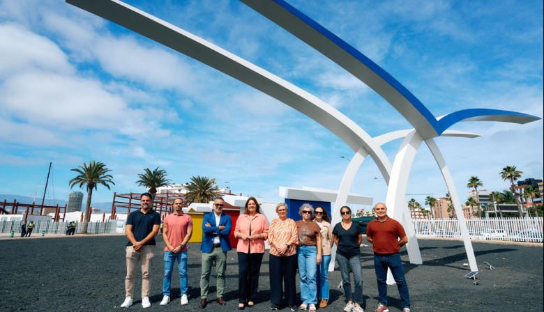 El Puerto de Las Palmas recupera la memoria del Muelle Pesquero con el nuevo Monumento de La Gaviota