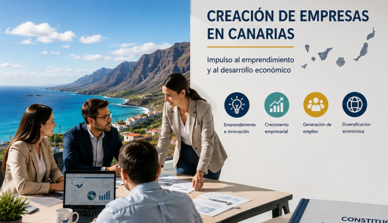 La creación de empresas en Canarias sube un 25,9% en marzo, con 506 sociedades mercantiles constituidas