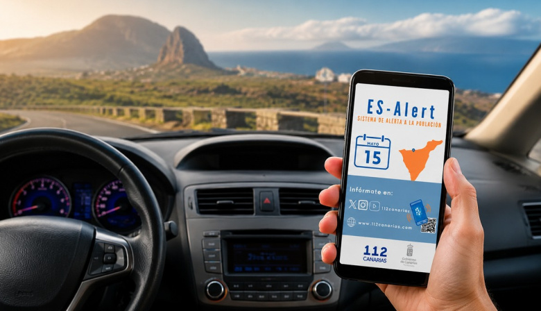 El Gobierno de Canarias realiza este 15 de mayo una prueba de aviso masivo del sistema ES-Alert en Tenerife