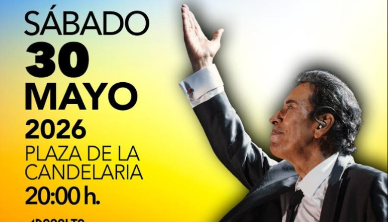El cantante José Vélez protagonizará la celebración del Día de Canarias en Santa Cruz