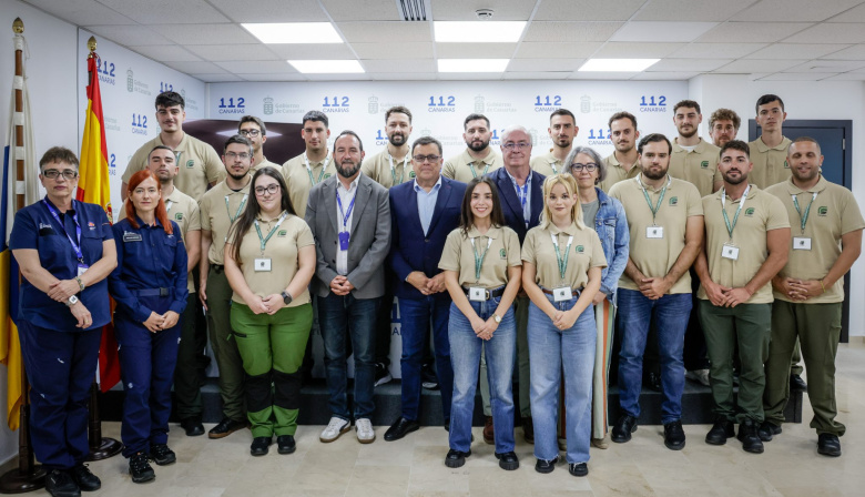 El Gobierno refuerza el sistema canario de Protección Civil con la incorporación de 22 profesionales especializados