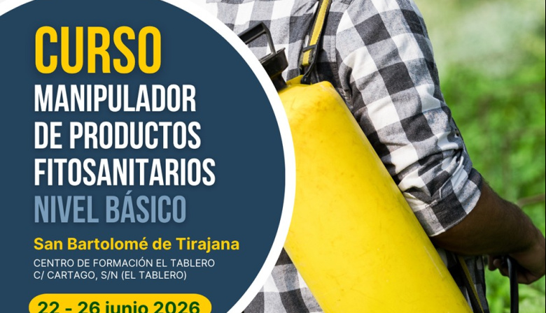 San Bartolomé de Tirajana ofrece un curso de manipulación fitosanitaria en usos agrícolas