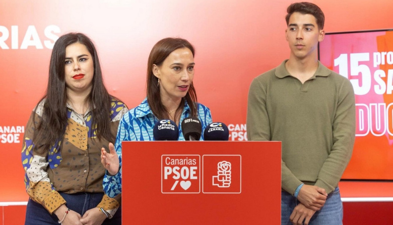El PSOE exige al Gobierno regional cumplir con la Ley Canaria de Educación y dejar de "abandonar" a la juventud