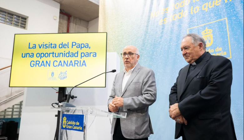 El Cabildo de Gran Canaria llama a reducir los desplazamientos el 11 de junio para facilitar la movilidad durante la visita del Papa León XIV