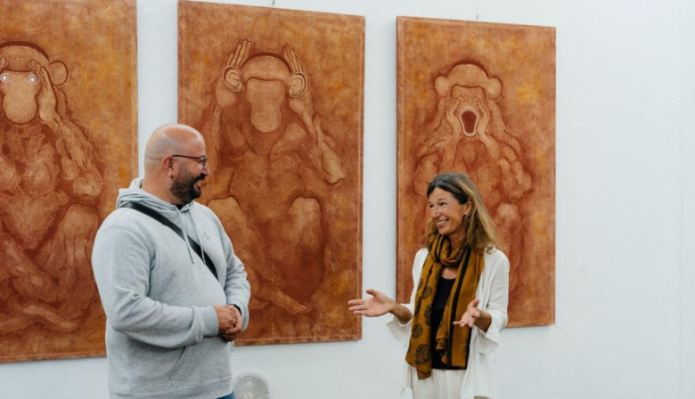 Yaiza expone la esencia pura y creativa de Heike Krause