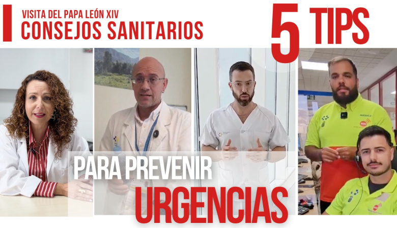 Sanidad recuerda las recomendaciones saludables para la ciudadanía que acuda a los actos del papa León XIV