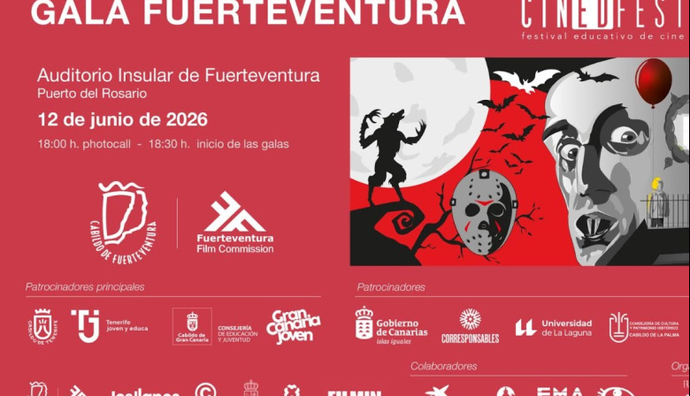 Trece centros educativos de Fuerteventura participan en la gala insular de Cinedfest 2026