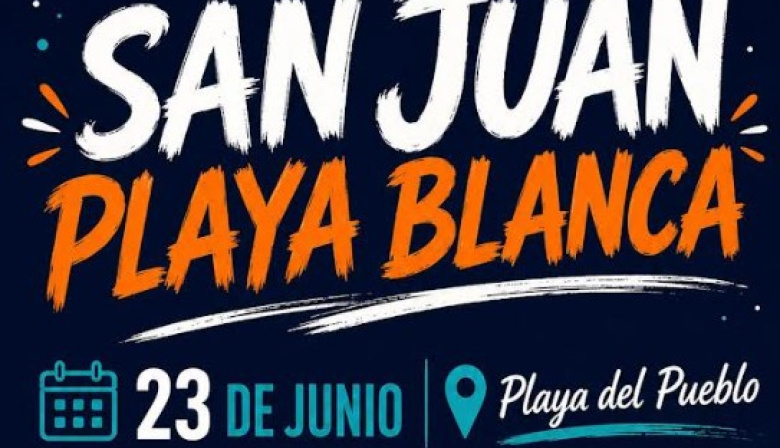 Playa Blanca da la bienvenida al verano este martes 23 de junio con una animada noche de San Juan