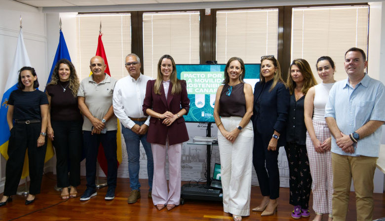 El Gobierno de Canarias impulsa el Pacto por la Movilidad Sostenible con el apoyo de nueve entidades