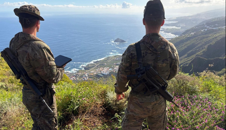 El Ejército se despliega en Tenerife para realizar labores de vigilancia y presencia en la isla
