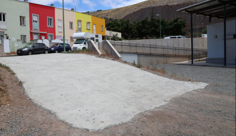 El Ayuntamiento de Las Palmas de Gran Canaria mejora el acceso y el entorno del campo de fútbol de Marzagán