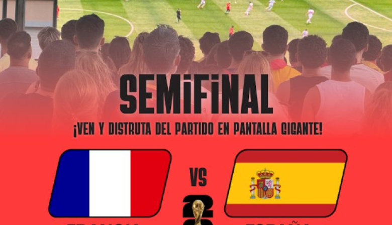 La Plaza de San Gregorio de Telde acogerá una pantalla gigante para seguir la semifinal del mundial de fútbol entre España y Francia