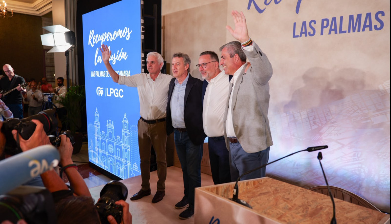 El PP arropa a Poli Suárez como candidato a la Alcaldía para ganar Las Palmas de Gran Canaria