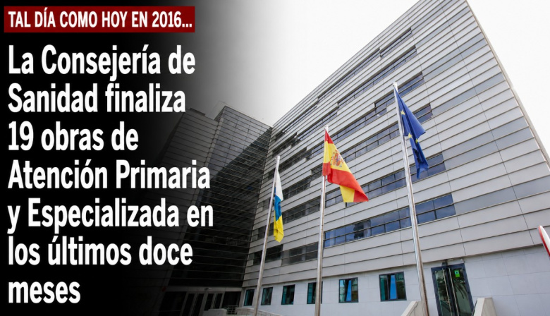 Sucedió tal día como hoy en 2016: La Consejería de Sanidad finaliza 19 obras de Atención Primaria y Especializada en los últimos doce meses