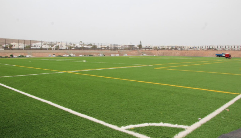 Yaiza destina 2,2 millones a mejoras y dotaciones del campo de fútbol de Playa Blanca