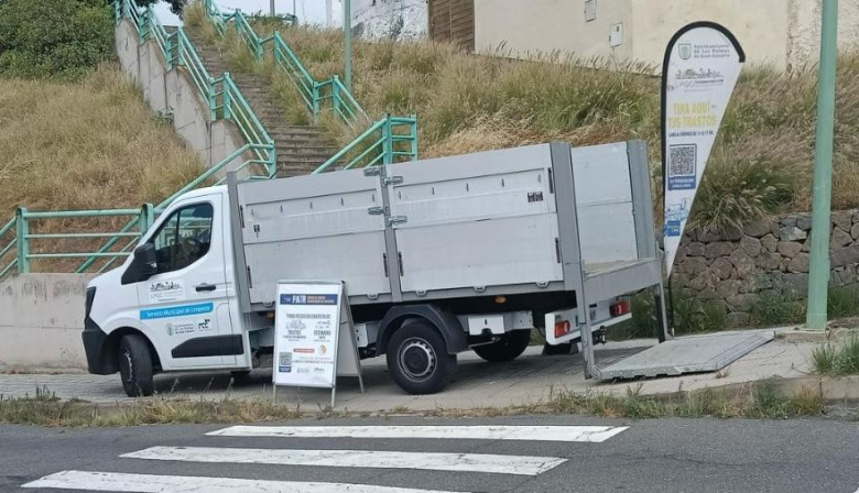 Los Puntos de Acopio Transitorio de Limpieza realizarán 105 paradas en los barrios de Las Palmas de Gran Canaria durante agosto