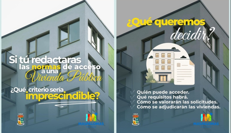 Este martes 11 finaliza la consulta ciudadana para definir los criterios de acceso a las futuras viviendas públicas municipales en San Bartolomé de Tirajana