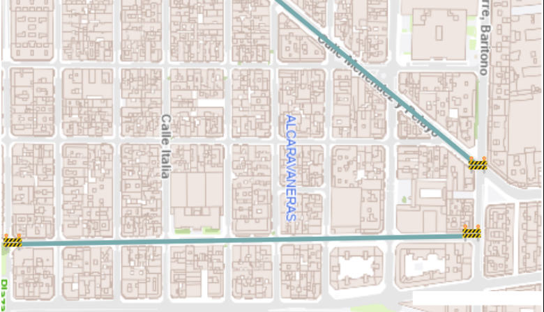 Los trabajos de asfaltado en el barrio de Alcaravaneras continúan este semana en las calles Luis Antúnez y Menéndez y Pelayo
