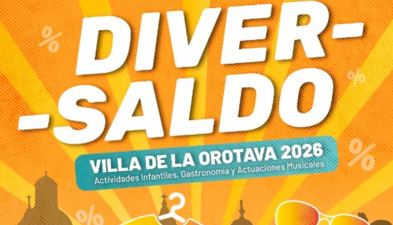La Orotava acogerá una nueva edición de DiverSaldo el próximo 3 de octubre con grandes descuentos y ocio familiar