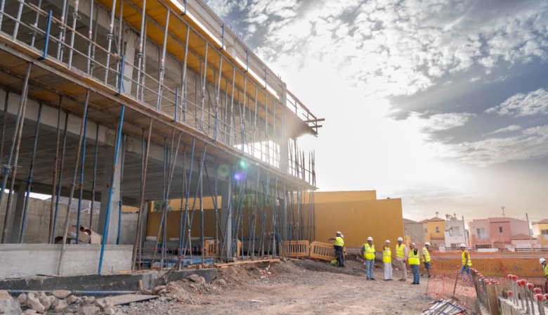 El Cabildo de Fuerteventura impulsa a buen ritmo las obras de la Residencia de Gran Tarajal que sumará 90 nuevas plazas sociosanitarias