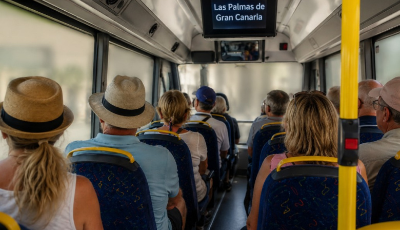 Los turistas que eligen el transporte en Canarias prefieren la comodidad al precio