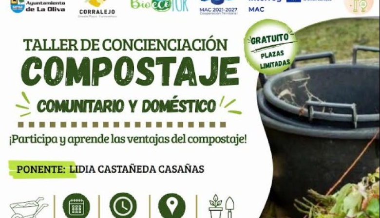 Turismo y Medio Ambiente La Oliva organiza un taller gratuito para fomentar el compostaje doméstico y comunitario