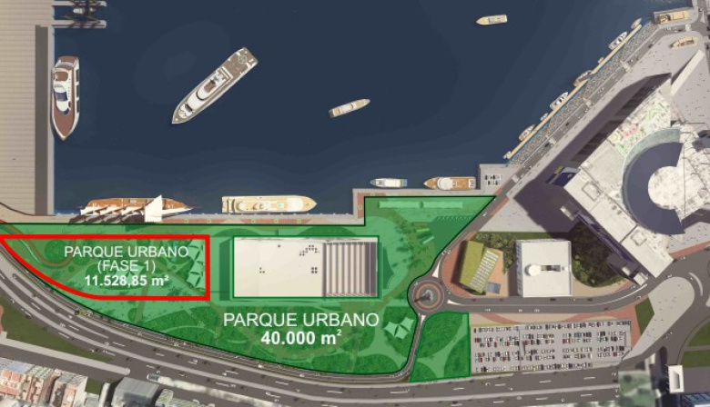 La Autoridad Portuaria de Las Palmas ultima las obras de la primera fase del futuro Parque Urbano del Puerto de Las Palmas