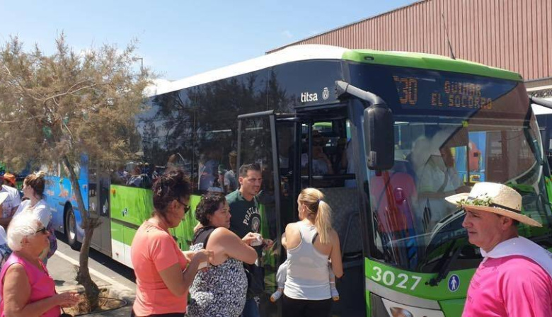Titsa ofrece 20.000 plazas adicionales para acudir a la Bajada de El Socorro (Güímar)