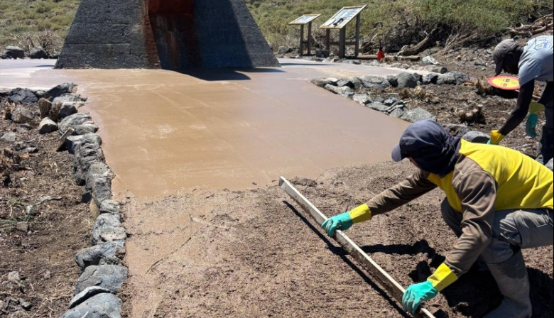 El Cabildo de La Palma concluye las obras de mejora del Mirador del Infinito
