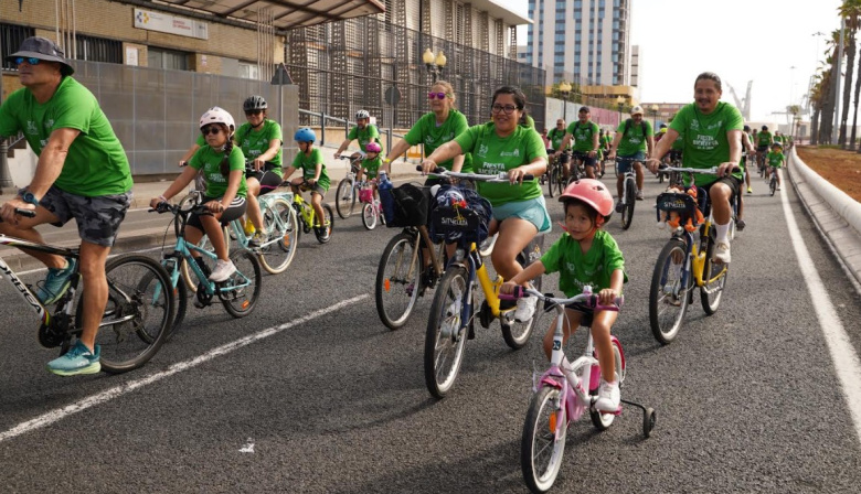 El Ayuntamiento de Las Palmas de Gran Canaria activa un dispositivo especial de tráfico con motivo de la Fiesta de la Bici de este domingo