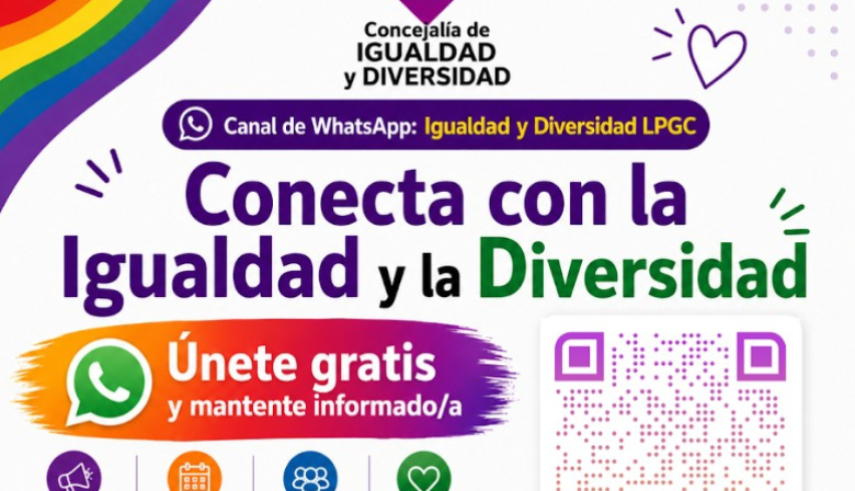 El Ayuntamiento de Las Palmas de Gran Canaria pone en marcha un canal de WhatsApp para informar sobre Igualdad y Diversidad