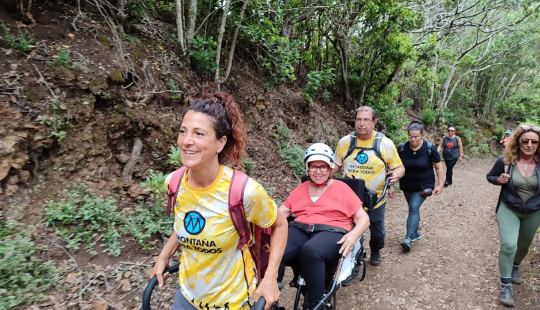 El programa de senderismo adaptado e inclusivo de La Laguna agenda sus últimas dos rutas del año